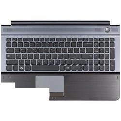 клавиатура для ноутбука samsung rc510 топ-панель серая с черными кнопками