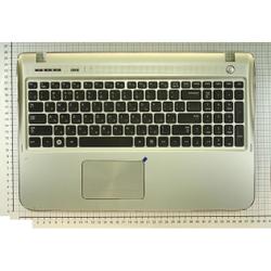 клавиатура для ноутбука samsung sf510 топ-панель серебристая