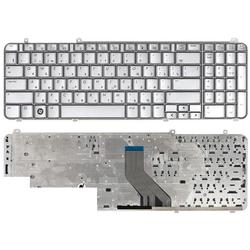 клавиатура для ноутбука hp pavilion dv6-1000 dv6-2000 серебристая