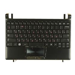клавиатура для ноутбука samsung n250 черная топ-панель черная