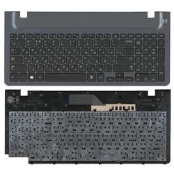 клавиатура для ноутбука samsung 355v5c 350v5c np355v5c np355v5c-a01 черная с серой рамкой