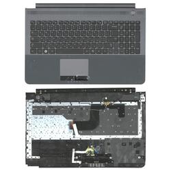клавиатура для ноутбука samsung rc520 топ-панель серая