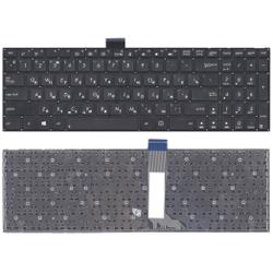 клавиатура для ноутбука asus x502 x502ca x502c черная (плоский enter)