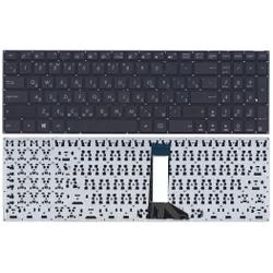 клавиатура для ноутбука asus x551 x551ca x551ma черная без рамки (плоский enter)