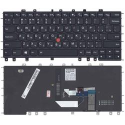 клавиатура для ноутбука lenovo thinkpad yoga s1 s240 04y2620 черная с подсветкой