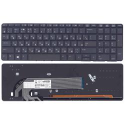 клавиатура для ноутбука hp 450 g2 черная с подсветкой
