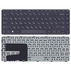 клавиатура для ноутбука hp pavilion 14-e черная с рамкой