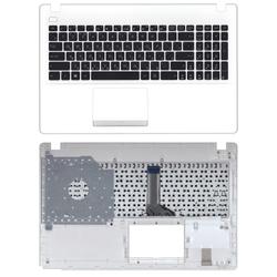 клавиатура для ноутбука asus x551 топ-панель белая