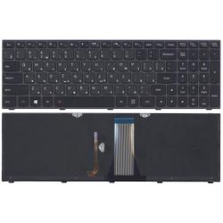 клавиатура для ноутбука lenovo ideapad g50-70 z50-70 черная с подсветкой