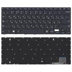 клавиатура для ноутбука samsung np730u3e np740u3e черная с подсветкой