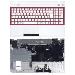 клавиатура для ноутбука samsung 300v5a 305v5a np305v5a nv300v5a топ-панель белая
