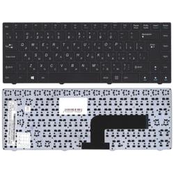 Клавиатура для ноутбука DNS Pegatron B14Y, Clevo W740  черная с рамкой