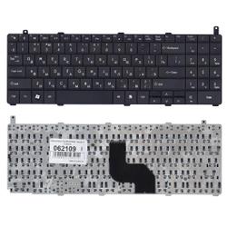 Клавиатура для ноутбука DNS 0124002 черная без рамки