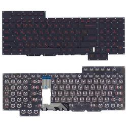 клавиатура для ноутбука asus gx700 черная