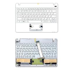 клавиатура для ноутбука asus vivobook x102 белая топ-панель