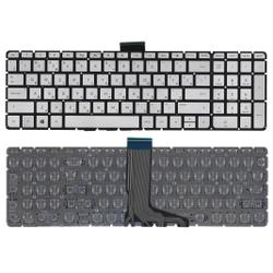 клавиатура для ноутбука hp envy x360 15-w серебристая с подсветкой