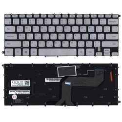 клавиатура для ноутбука dell inspiron 14 7437 серебристая с подсветкой