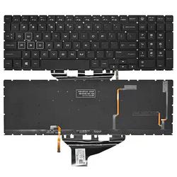 клавиатура для ноутбука hp omen 15-dc0000tx 15-dc0001tx 15-dc0002tx черная с подсветкой