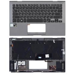 клавиатура для ноутбука asus pro b9440u черная топ-панель
