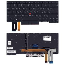 клавиатура для ноутбука lenovo thinkpad t14 p14s черная с подсветкой