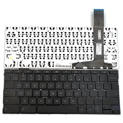 клавиатура для ноутбука asus chromebook c201 черная