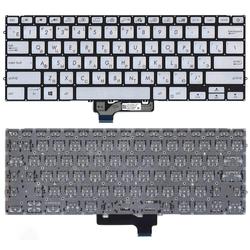 клавиатура для ноутбука asus zenbook um431da серебристая