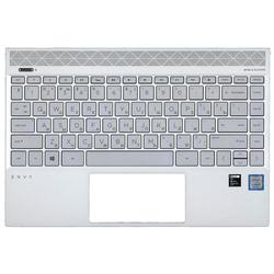 клавиатура для ноутбука hp envy 13-ah топкейс серебро