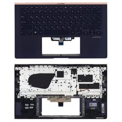 клавиатура для ноутбука asus zenbook 14 ux434 топ-панель черная