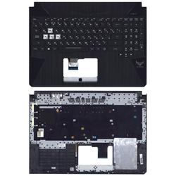 клавиатура для ноутбука asus fx505 черная топ-панель с подсвтекой