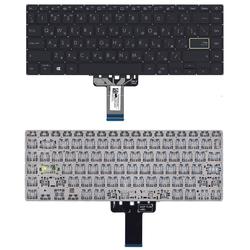 клавиатура для ноутбука asus k413ja черная с подсветкой