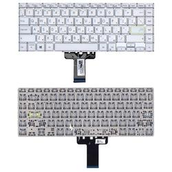 клавиатура для ноутбука asus k413ja серебристая с подсветкой