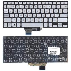 клавиатура для ноутбука asus vivobook s430fa x430 серебристая