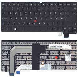 клавиатура для ноутбука lenovo thinkpad t460s 13 черная без подсветки