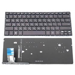 клавиатура для ноутбука asus ux330c, ux330ca черная, с подсветкой