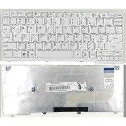 клавиатура для ноутбука lenovo ideapad yoga 11s белая, рамка белая