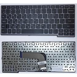 клавиатура для ноутбука lenovo ideapad yoga 2 11, a10, a10-ani, a10-nth, a10-ntw черная, рамка серая