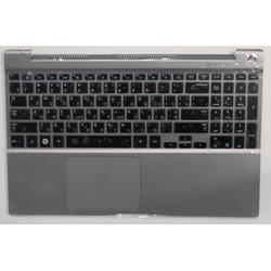 клавиатура для ноутбука samsung np700a5z черная, верхняя панель в сборе
