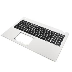 клавиатура для ноутбука asus x550, x550va, x550ea, k550cc, f550cc, p550ca, r510c черная, верхняя панель в сборе (белая)