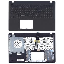 клавиатура для ноутбука asus x550, x550va, x550ea, k550cc, f550cc, p550ca, r510c черная, верхняя панель в сборе (черная)