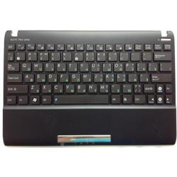клавиатура для ноутбука asus eee pc 1025, 1025c, 1025ce, 1060 черная, верхняя панель в сборе