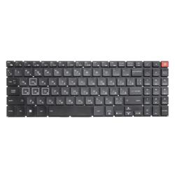 Клавиатура для ноутбука Maibenben X658 черная с RGB подсветкой